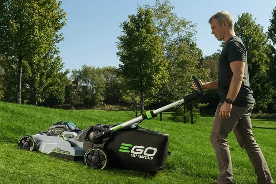 eco self propelled lawn mower