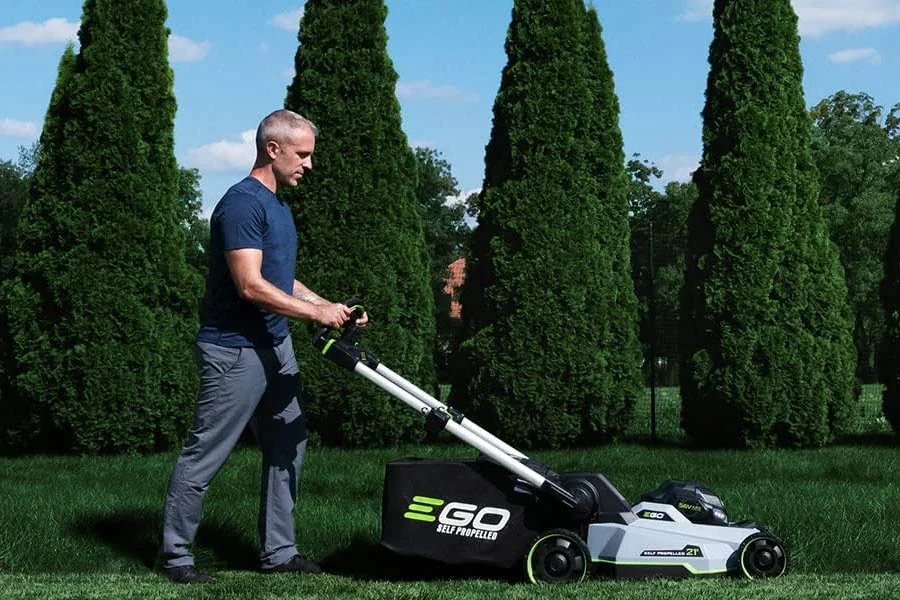 small electric mower
